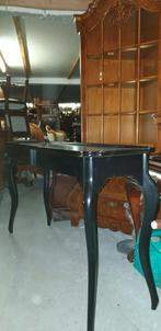 Sidetable Zwart, Huis en Inrichting, Ophalen, Zo goed als nieuw, Kersenhout, 25 tot 50 cm