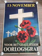 Poster, voor het Geallieerde oorlogsgraf, Verzenden, Landmacht, Nederland, Foto of Poster
