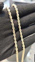 Rope 14k gouden ketting 4mm, Ophalen of Verzenden, Nieuw, Goud, Goud