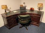 Koop nu bureau buro chesterfield mahonie teak nu v.a €750,00, Ophalen