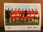Monty N.E.C. Eredivisie 1971, Ophalen of Verzenden, Zo goed als nieuw, Overige binnenlandse clubs, Poster, Plaatje of Sticker