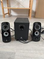 Logitech boxjes zwart, Computers en Software, Pc speakers, Ophalen of Verzenden, Zo goed als nieuw, Logitech