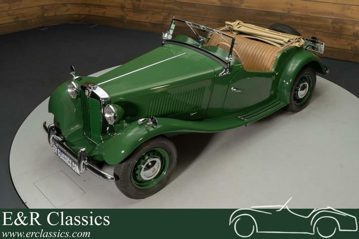 MG TD | Gerestaureerd | British Racing Green | 1951, Auto's, Oldtimers, Bedrijf, Te koop, Lederen bekleding, Open dak, MG, Benzine