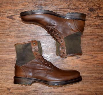 Bocage - leren gevoerde Thibault boots cognac - maat 45 beschikbaar voor biedingen