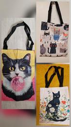 Nieuwe tassen met POES-afbeelding, Ophalen of Verzenden, Nieuw, Overige kleuren, Schoudertasje