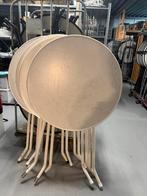 Statafels - Ideaal voor evenementen!, Gebruikt, Rond, Vijf personen of meer, Metaal