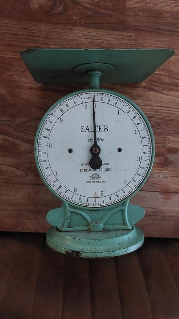 Vintage Salter No 50P Weegschaal, Antiek en Kunst, Antiek | Keukenbenodigdheden, Ophalen