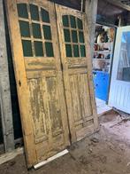Oude deuren, Doe-het-zelf en Verbouw, Deuren en Horren, Glas, Gebruikt, Ophalen of Verzenden