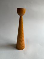 Vintage Mid century kandelaar, Ophalen of Verzenden, Gebruikt, Hout, Minder dan 25 cm