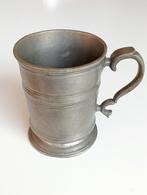 antieke tinnen bierpul met merkje, Ophalen