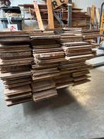 38 m2 massief eiken parketvloer 18 cm breed 18 mm dik., Gebruikt, 2e hands product geen info bekend, 2e hands product geen info bekend