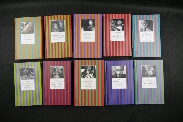 10x Nobelprijsbibliotheek Meulenhoff/ De Volkskrant, Boeken, Literatuur, Nieuw, Nederland, Verzenden