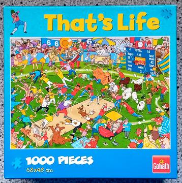 That's Life puzzel honkbalveld 1000 compleet beschikbaar voor biedingen