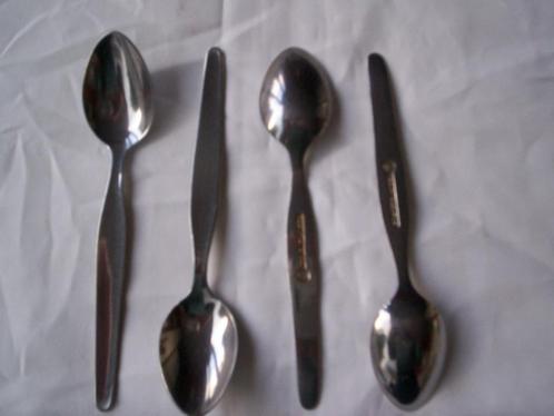 4x LEPEL klein Edelmetaal Rostfrei Steel licht _ 4 Lepeltjes, Huis en Inrichting, Keuken | Bestek, Gebruikt, Rvs of Chroom, Ophalen of Verzenden