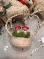 #kerst bal watten Kerstdecoratie paddestoelen, Diversen, Kerst, T, Ophalen of Verzenden, Zo goed als nieuw, N