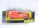 Solido nr 1002 Renault4 bestelauto Ville de Paris 1:43 model, Hobby en Vrije tijd, Modelauto's | 1:43, Ophalen of Verzenden, Nieuw