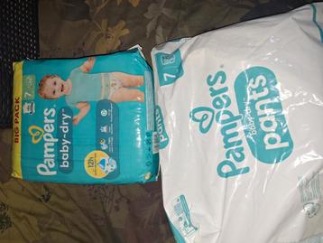 Pampers baby dry 42 stuks nieuw in verpakking en nog 7 pants beschikbaar voor biedingen