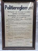 politie verordening Vintage, Print, Minder dan 50 cm, Gebruikt, Ophalen of Verzenden
