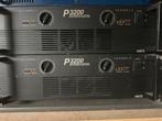 2x Inter m p3200 professionele eindversterker, Zo goed als nieuw, 120 watt of meer, Front, Rear of Stereo speakers, Ophalen