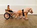 Schleich sulky met shetlander, Ophalen of Verzenden, Gebruikt