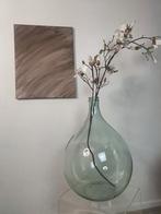 Franse gistfles XXL 25 liter blauw vaas, Ophalen, Overige kleuren, Minder dan 50 cm, Glas