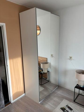 IKEA Pax kledingkast met spiegeldeuren - Zo goed als nieuw! - afbeelding 1