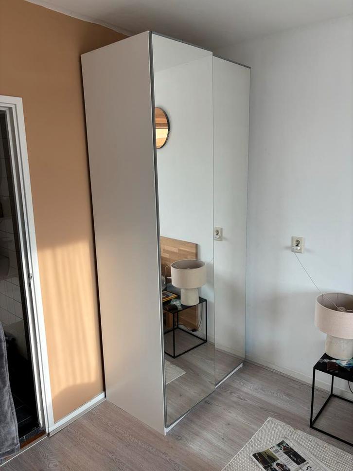 IKEA Pax kledingkast met spiegeldeuren - Zo goed als nieuw!, Huis en Inrichting, Kasten | Kledingkasten, Zo goed als nieuw, 200 cm of meer