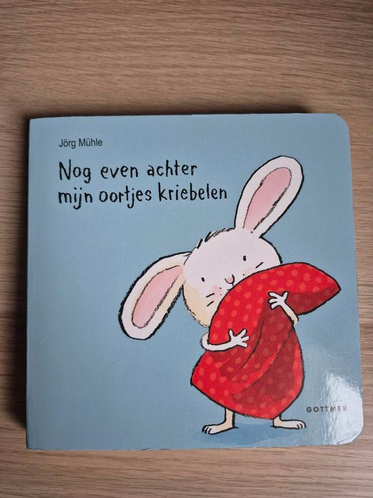 Jörg Mühle - Nog even achter mijn oortjes kriebelen, Boeken, Kinderboeken | Baby's en Peuters, Zo goed als nieuw, Ophalen of Verzenden