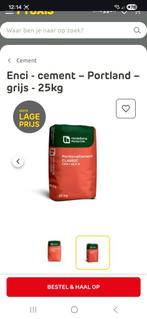 1x Portland cement 25kg, Ophalen of Verzenden, Nieuw