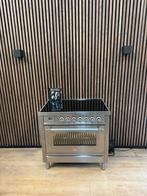 Luxe Rvs Boretti Inductie Fornuis 90 cm (Gratis bezorgen), Witgoed en Apparatuur, Kookplaten, Ophalen of Verzenden, Zo goed als nieuw