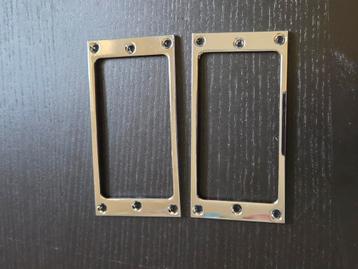  2x Metalen verchroomde humbucker frames beschikbaar voor biedingen