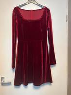 Bordeaux rood velours jurkje - maat S, nieuw, Nieuw, Ophalen of Verzenden, Maat 36 (S), Boven de knie
