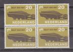 Nederland NVPH nr. 876 Postfris in blok van vier   , Verzenden, Na 1940, Postfris