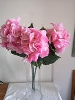 kunstbloemen hortensia roze, Binnen, Zo goed als nieuw, Ophalen
