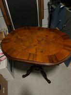 Bijzettafel Biedermeier-stijl in mahonie, Huis en Inrichting, Ophalen, Gebruikt, 55 tot 75 cm, Biedermeier