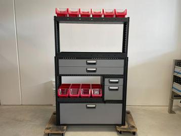 Gebruikte Modul System bedrijfswageninrichting beschikbaar voor biedingen