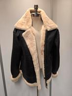 Heren lammy coat pilotenjas - maat L - lamsleer lamsvacht, Kleding | Heren, Ophalen of Verzenden, Gedragen, Maat 52/54 (L), Bruin