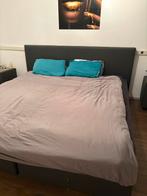 Boxspring 200x220 (MOET WEG WEGENS VERHUIZING), Ophalen, Gebruikt, Tweepersoons, Overige maten