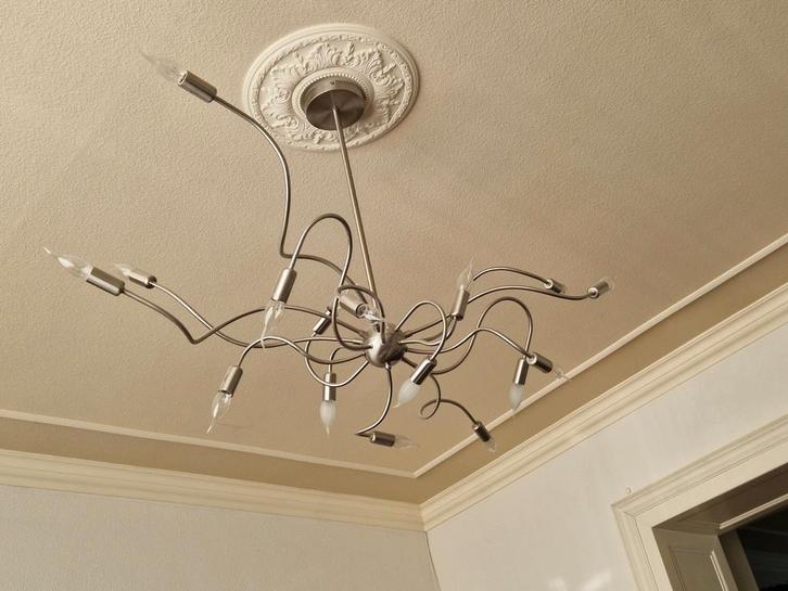 Moderne kroonluchter plafondlamp hanglamp (2 beschikbaar), Huis en Inrichting, Lampen | Plafondlampen, Zo goed als nieuw, Ophalen