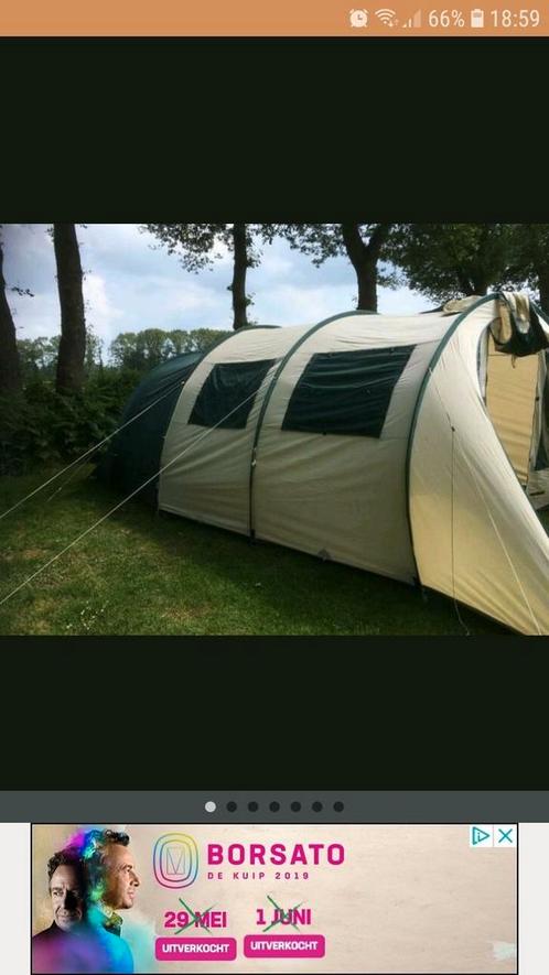 Hypercamp fashion gold 4-6 pers katoen Obelink, Caravans en Kamperen, Tenten, Zo goed als nieuw, Ophalen
