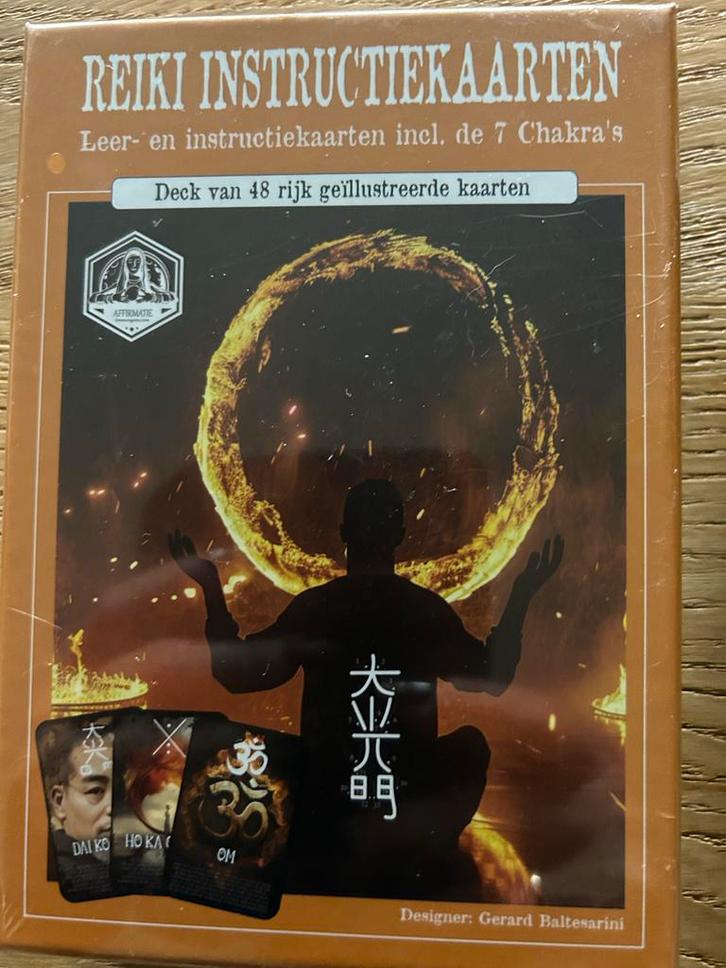 Reiki Instructiekaarten + Chakra's, Boeken, Esoterie en Spiritualiteit, Nieuw, Instructieboek, Spiritualiteit algemeen, Ophalen of Verzenden