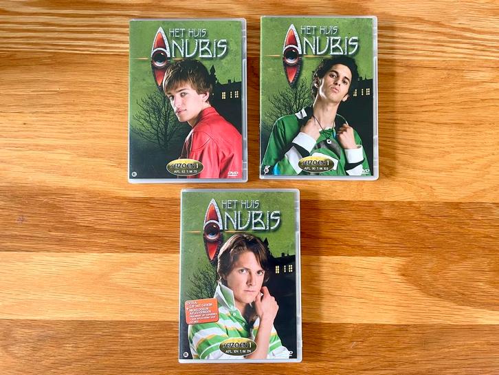 3x Huis Anubis Seizoen 1 DVD’s van Studio 100 (nette staat), Cd's en Dvd's, Dvd's | Kinderen en Jeugd, Zo goed als nieuw, Tv fictie