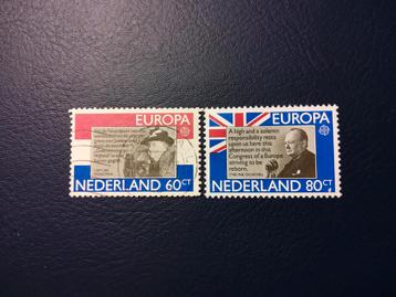 Nederland Europa zegels, Wilhelmina & Churchill beschikbaar voor biedingen