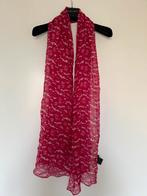 ZGAN Claudia Strater sjaaltje 100% zijde roze fuschia wit, Kleding | Dames, Mutsen, Sjaals en Handschoenen, Claudia Sträter, Ophalen of Verzenden