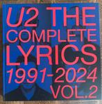U2 - The Complete Lyrics 1991-2024 vol.2 (Limited Edition), Nieuw, Ophalen of Verzenden, Overige onderwerpen, U2