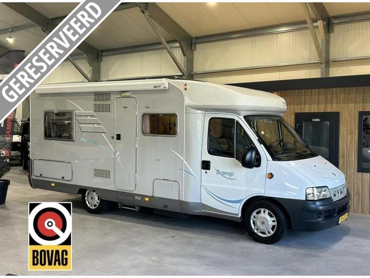 Hymer Tramp 655T 2003 Fiat Ducato 2.8JTD, Caravans en Kamperen, Campers, Bedrijf, tot en met 4, Half-integraal, Hymer, Diesel