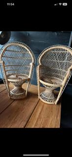 2 pauw stoeltjes, Huis en Inrichting, Woonaccessoires | Overige, Ophalen of Verzenden, Zo goed als nieuw