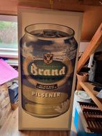 Brand bier, Verzamelen, Biermerken, Ophalen, Zo goed als nieuw, Reclamebord, Plaat of Schild, Brand