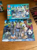 2 3-d puzzels met dieren, Ophalen of Verzenden, Meer dan 50 stukjes, Gebruikt, 6 jaar of ouder