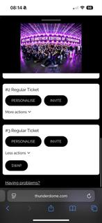 2x Thunderdome tickets, Twee personen